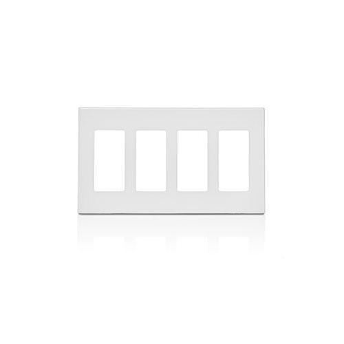 Decora® Plus 80314-GY 1-Gang Combination Standard Wallplate Adapter, For Use With Interorg 982148 Wallplates, Blank/No Hole Plate, Wall Mount, Nylon/Plastic, Gray