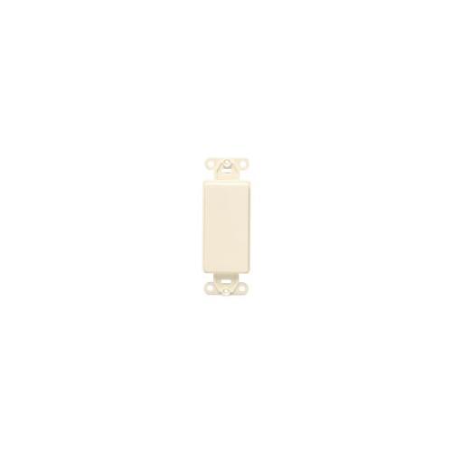 Leviton® Decora® 80414 Blank Multimedia Insert With Ears, Plastic, Brown