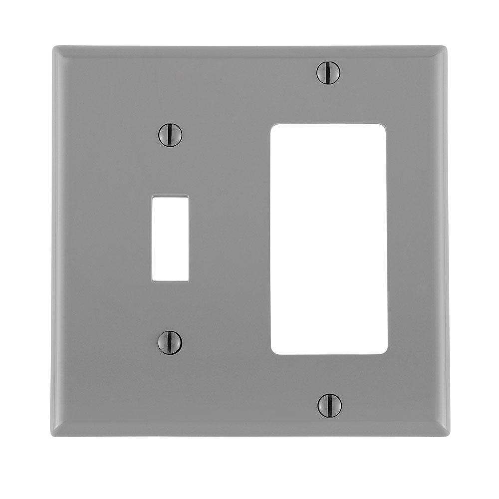 Leviton® 80707-GY Combination Wallplates