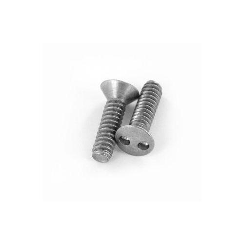 Leviton® 84000-T Spanner Head Tamper Resistant Wallplate Screw, #6-32 x 1/2 in L, For Use With Wallplate, Stainless Steel