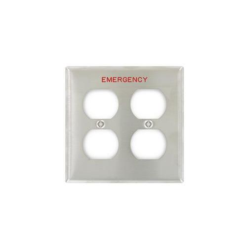 Leviton® 84016-E40 Receptacle Wallplates