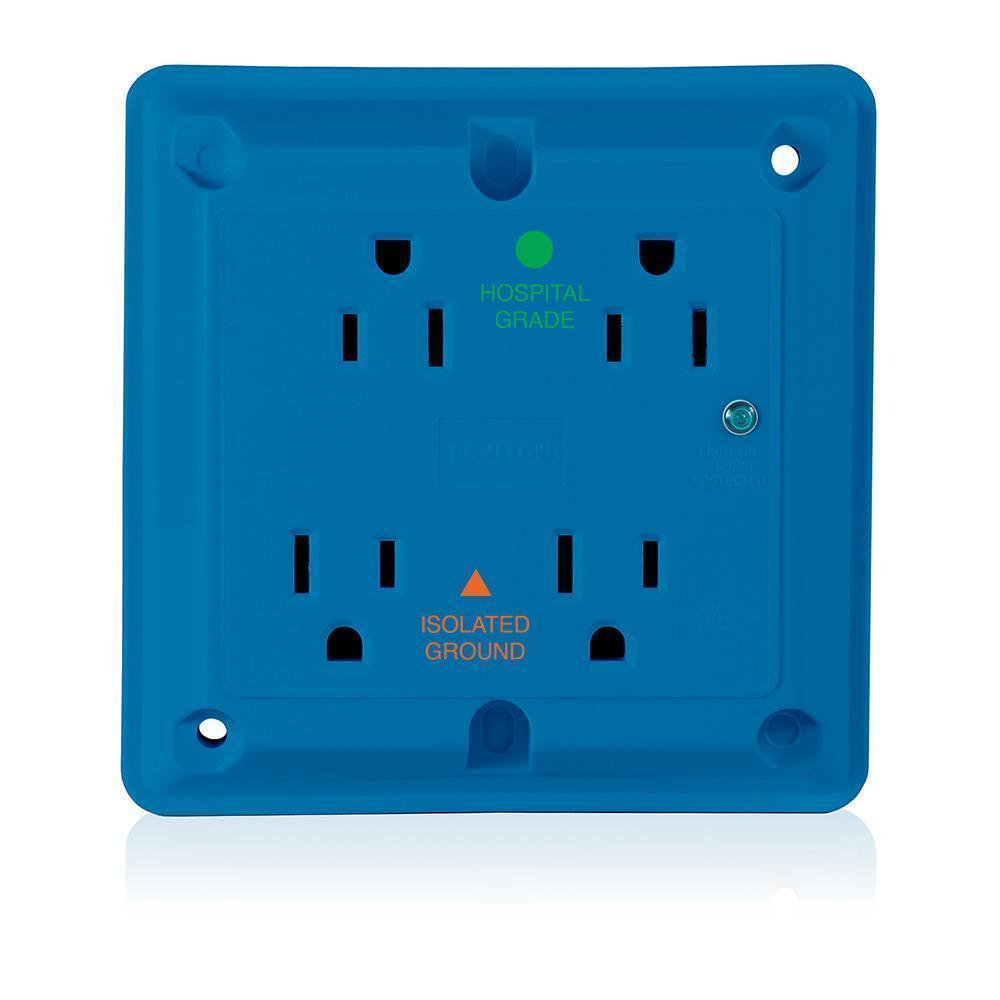 Leviton® 8480-IGB Straight Blade Receptacles