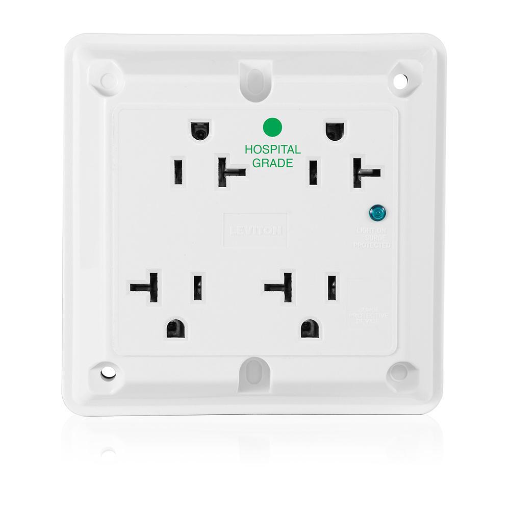 Leviton® 8490-W Straight Blade Receptacles