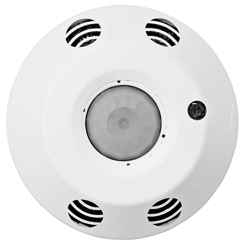 Leviton® ACS10-DMW Multi-Tech Sensor, 120 to 277 V AC, Smart Sensor, 1000 sq-ft Coverage, Ceiling Mounting
