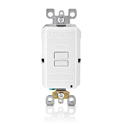 Leviton® AGRBF-W Blank Face AFCI Receptacles