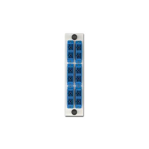 Leviton® APLW6-SDS FO Patch Panel Connector Adapter, Loaded