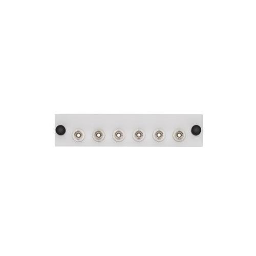 Leviton® APLW6-STM FO Patch Panel Connector Adapter, Loaded