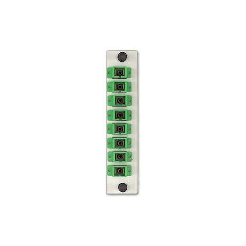 Leviton® APLW8-SCA FO Patch Panel Connector Adapter, Loaded