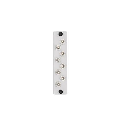 Leviton® APLW8-STM FO Patch Panel Connector Adapter, Loaded
