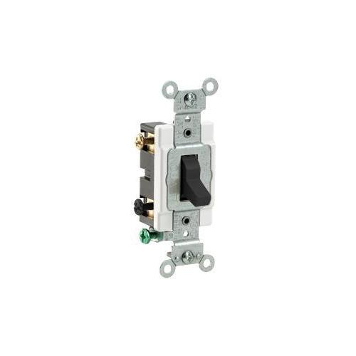 Leviton® CS220-2E Toggle Switch, 120/277 V AC, 20 A, 800 W, 1000 VA Power Rating