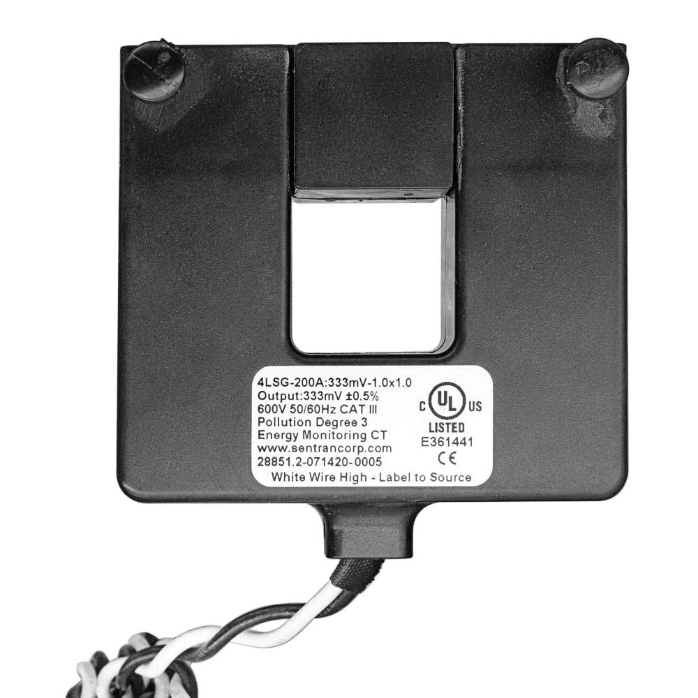 Leviton® CTV02-KD0 Split Core Current Transformer, 200 A Primary, 333 mV, 50/60 Hz