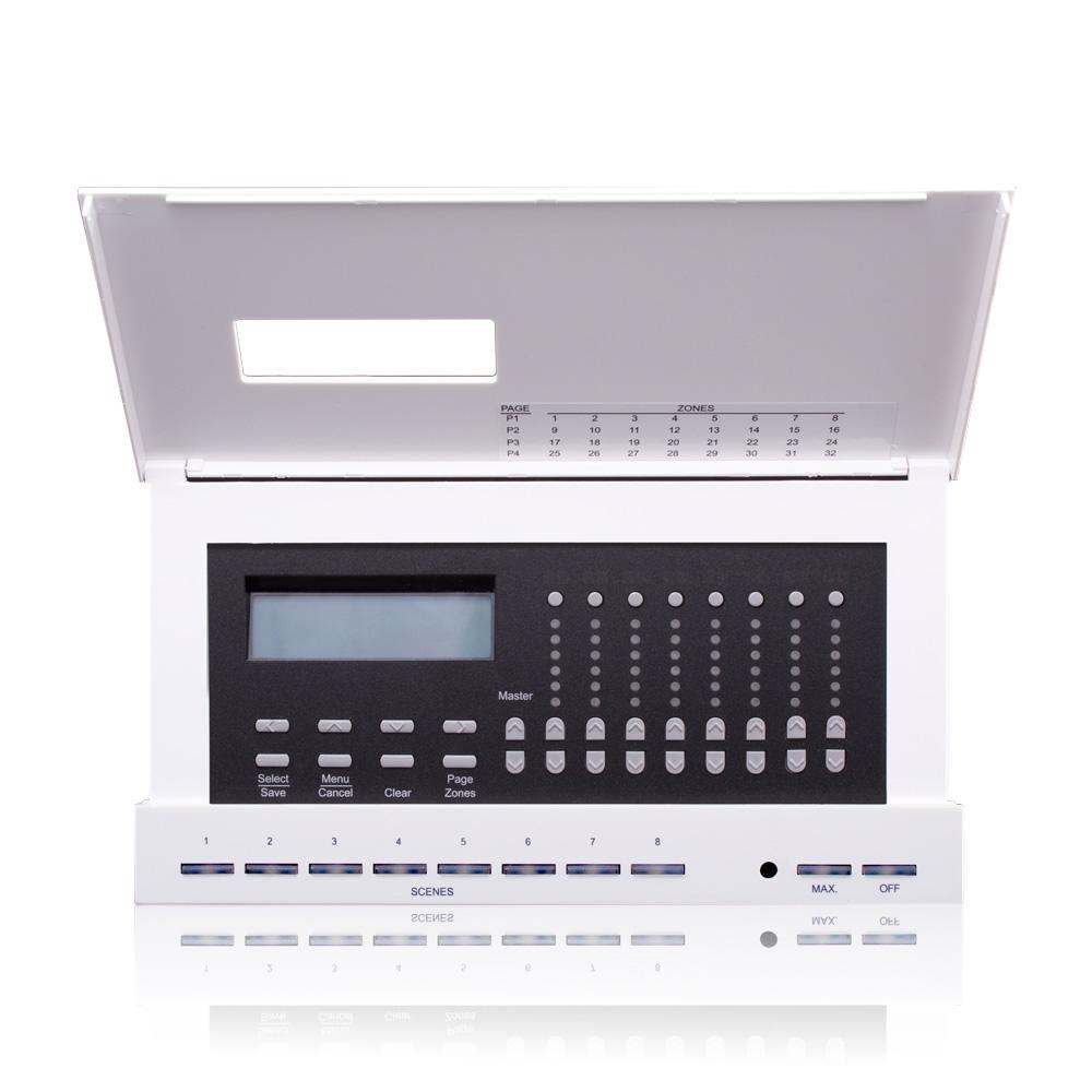 Leviton® D4206-1LW Dimensions® 4000 32-Channel Lighting Controller, 120 V AC, 20 A