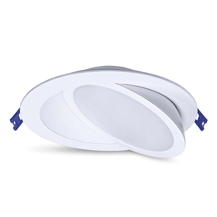 Leviton® DAR60-S1W Adjustable Slim Downlight, LED Lamp, 12 W Fixture, 120 V