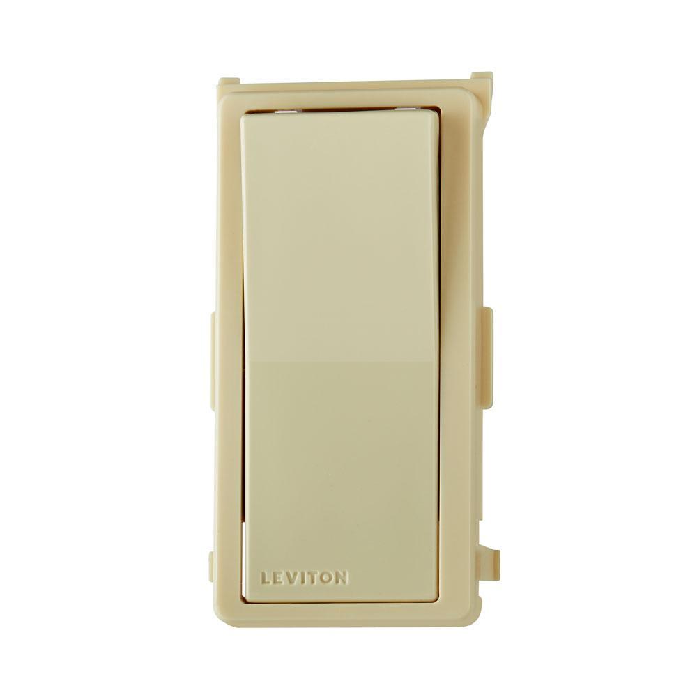 Leviton® Decora® DDKIT-SI Color Change Kit With Rocker, For Use With Decora® Digital/Smart Dimmer and Dimmer Remote, Wall Mount, Ivory