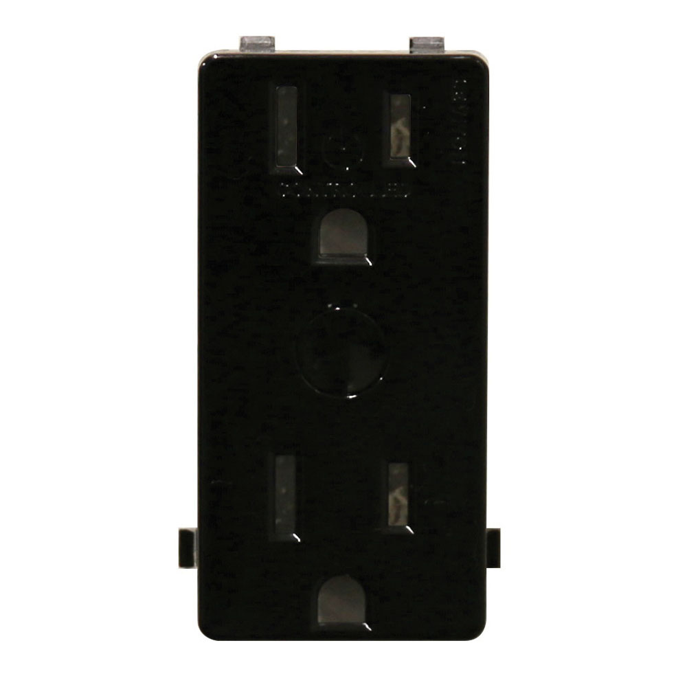 Leviton® Decora Smart™ DSRKT-1PE Receptacle Color Change Kit, For Use With Decora Smart™ DW15R and ZW15R Tamper-Resistant Outlets, Black