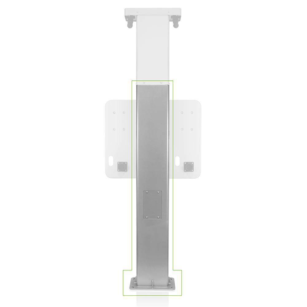 Leviton® EPCM1-OF3 Pedestal Accessory, For Use With Evr-Green EV320 and EV480 Level 2, Carbon Steel