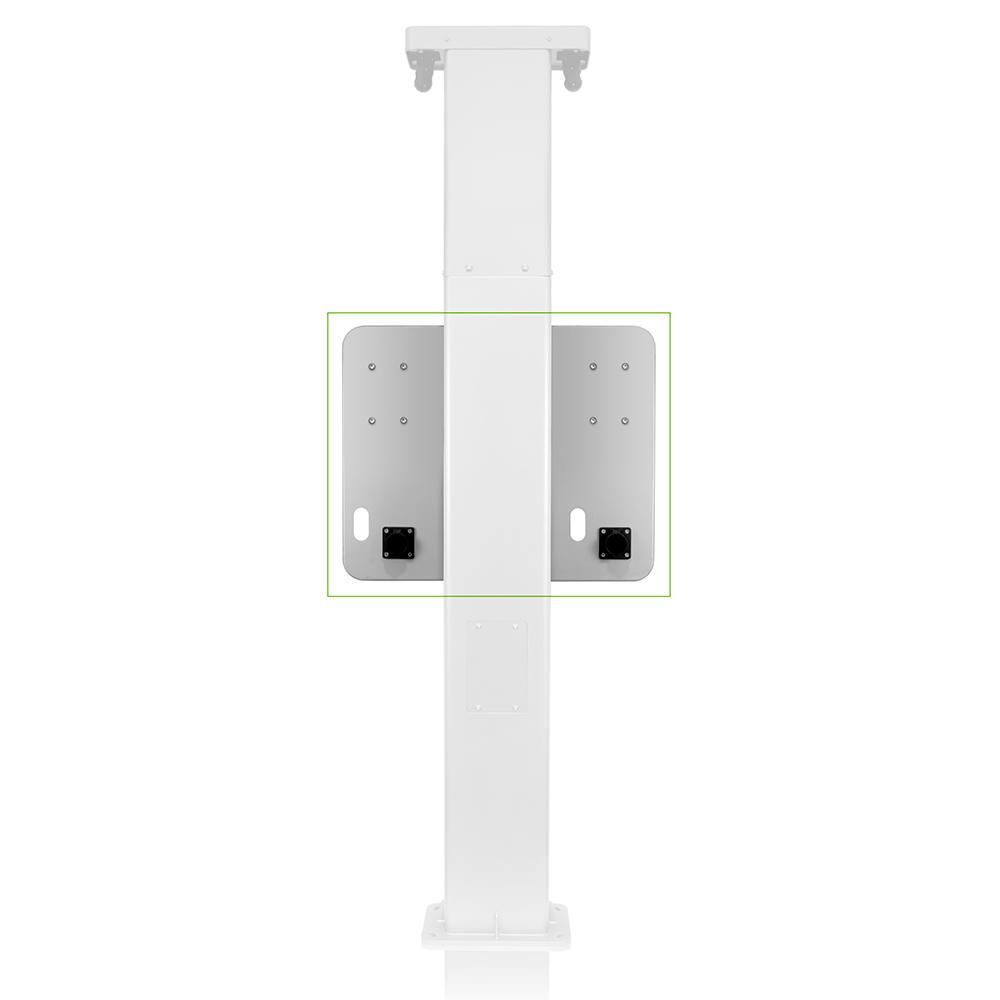 Leviton® EPCM2-OF3 Pedestal Accessory, For Use With Evr-Green EV320 and EV480 Level 2, Carbon Steel