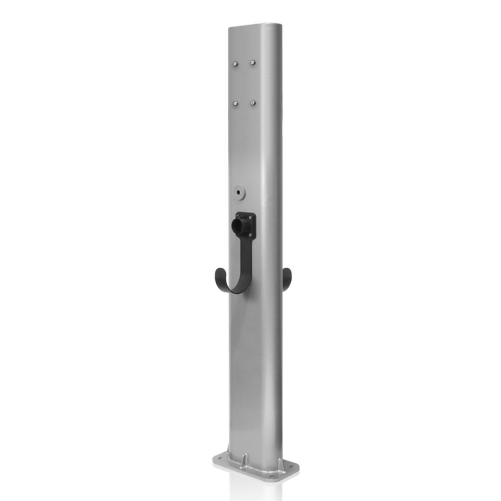 Leviton® EPED2 Dual Mount Charging Station Pedestal, For Use With Evr-Green EV320 and EV480 Level 2 Electric Vehicle Charging Stations, Carbon Steel