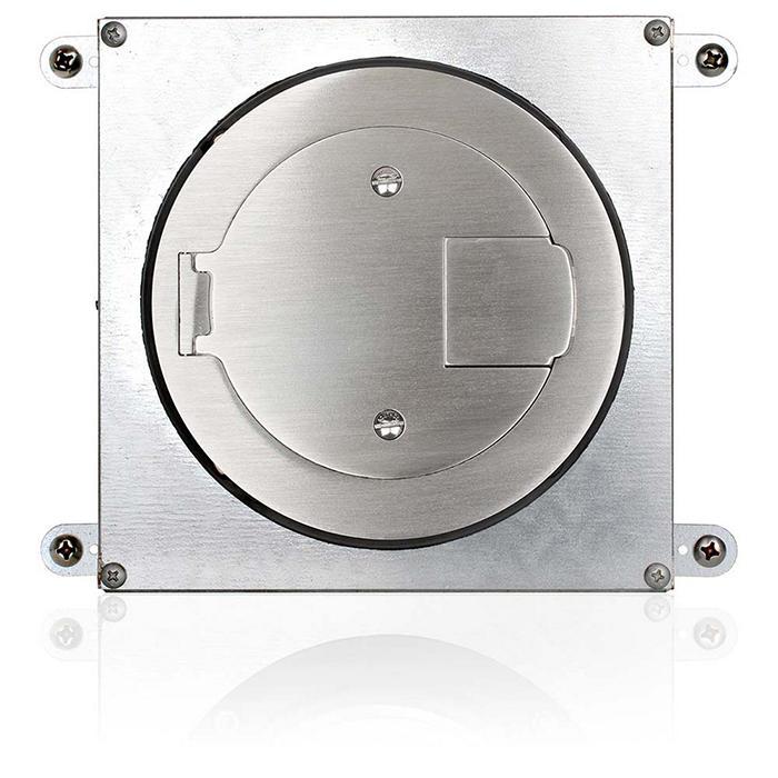 Leviton® FBI44 Tall Concrete Floor Box System Kit, Stainless Steel