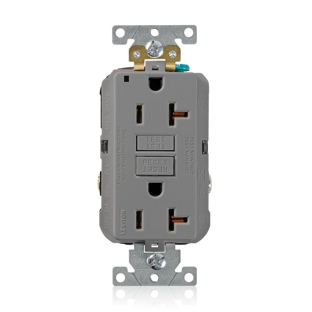 Leviton® G5362-GY GFCI Receptacles