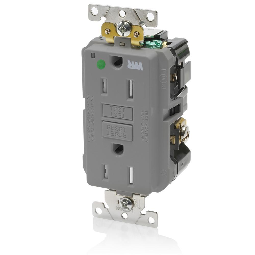 Leviton® GFWT1-HGG GFCI Receptacles