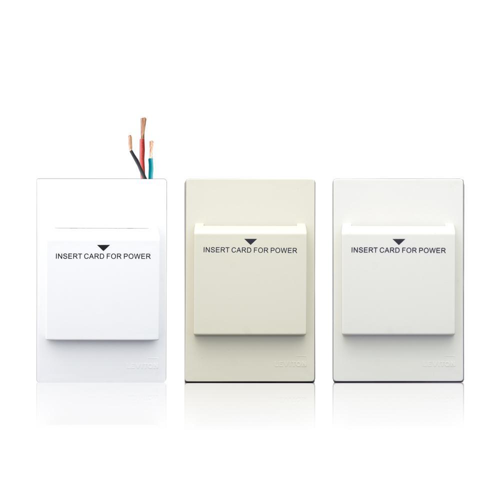 Leviton® HKSWP-GDX Hotel Key Card Holders