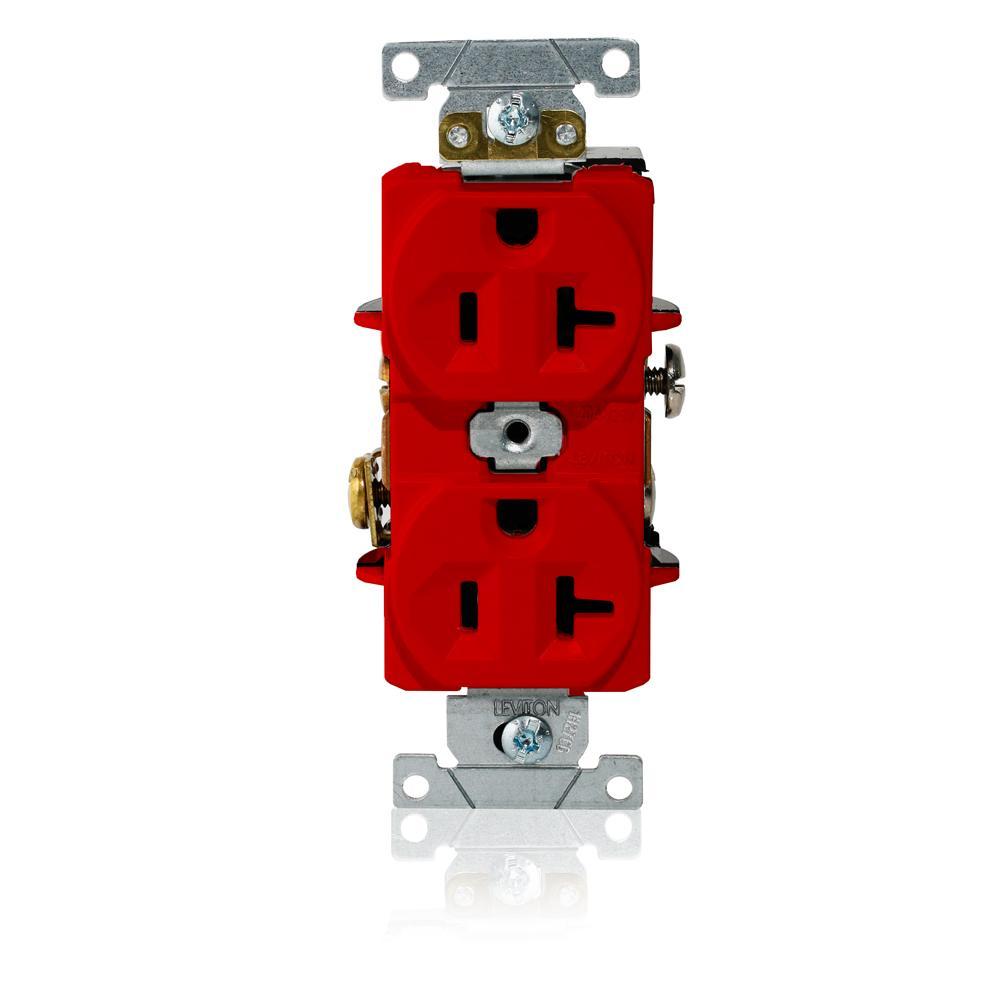 Leviton® L5362-R Straight Blade Receptacles