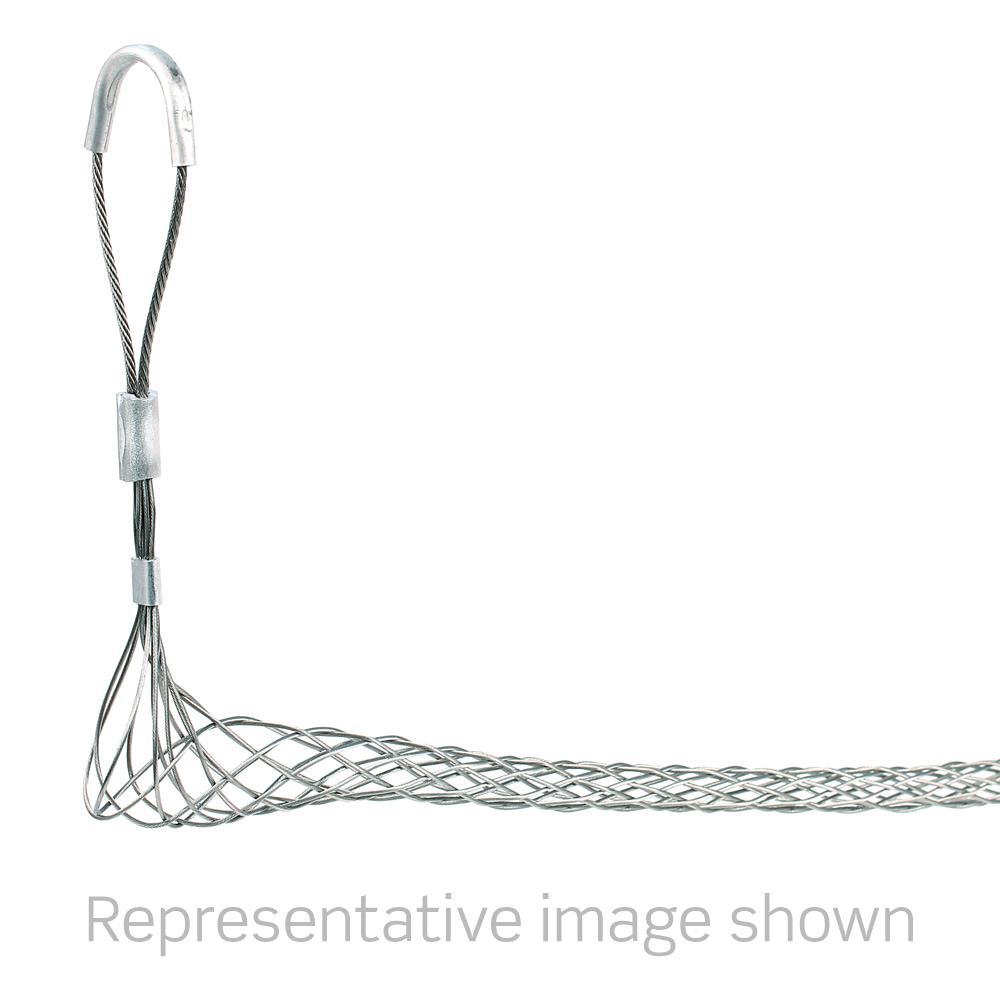 Leviton® L9533-100 Offset Eye Single Weave Closed Mesh Standard Duty Support Grip, 1000 lb Breaking Strength, 0.75 to 1 in Cable, 304 Stainless Steel