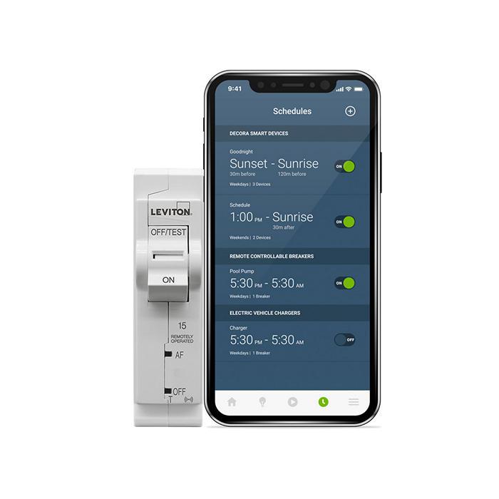 Leviton® LB115-AST AFCI Circuit Breaker, 120 V AC, 15 A, 10 kA Interrupt, 1 Poles, Thermal Magnetic Trip