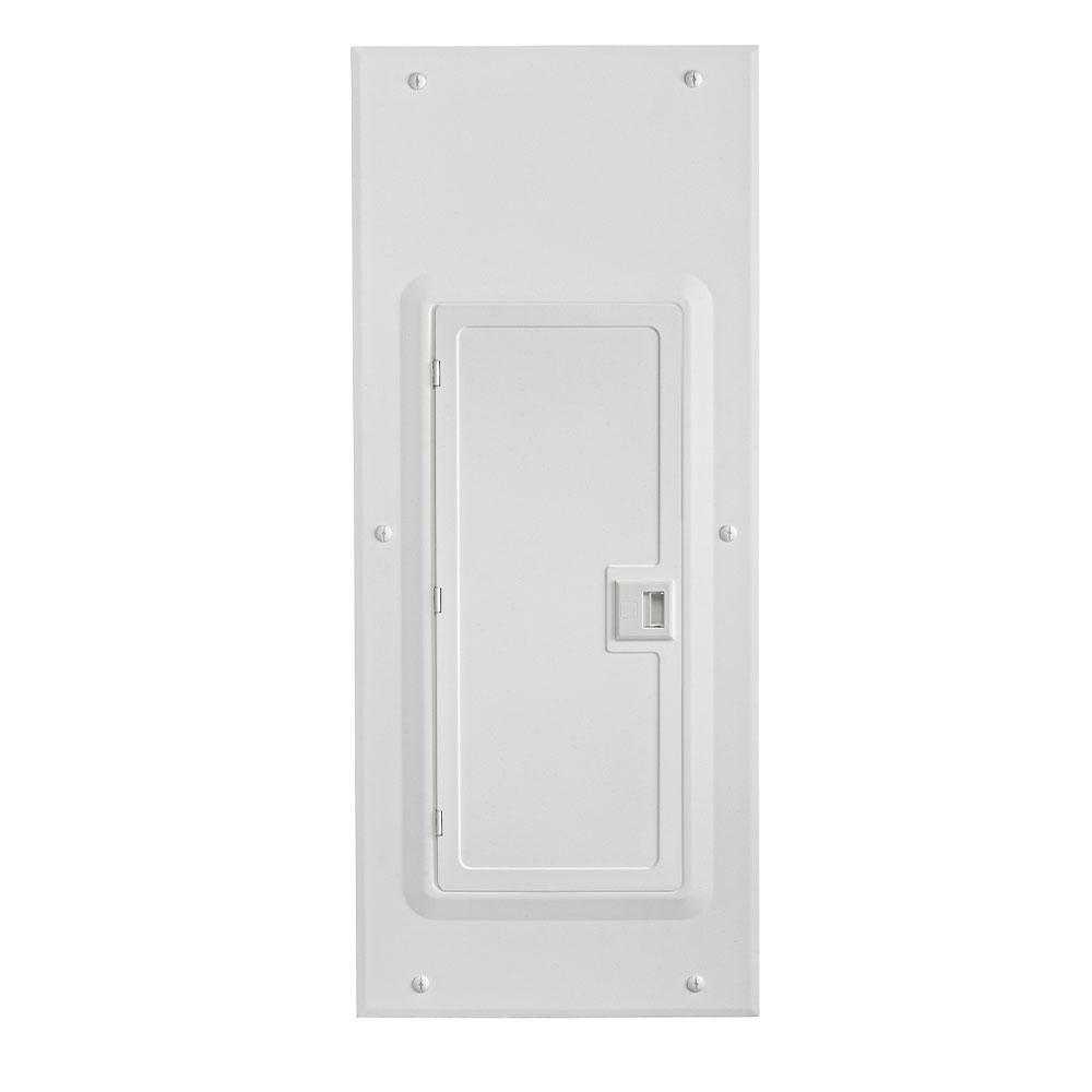 Leviton® LDC30 66-Space Standard Cover and Door With Mounting Hardware, 16-1/4 in W x 32 in H, Surface Mount, Steel