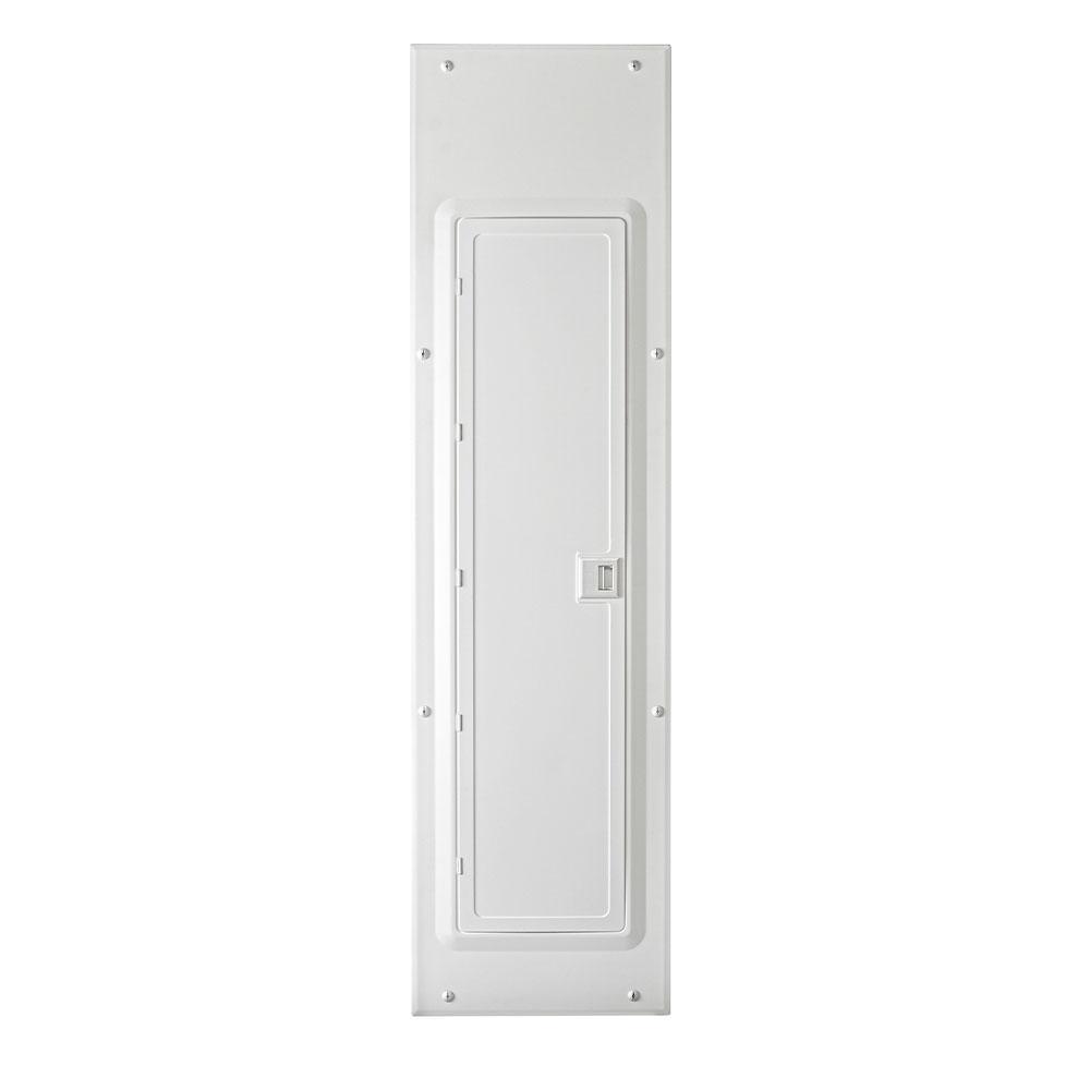 Leviton® LDC66 66-Space Standard Cover and Door With Mounting Hardware, 15-1/2 in W x 56 in H, Flush/Surface Mount, Steel
