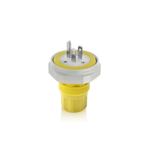 Leviton® LNR80-1Y Straight Blade Plugs