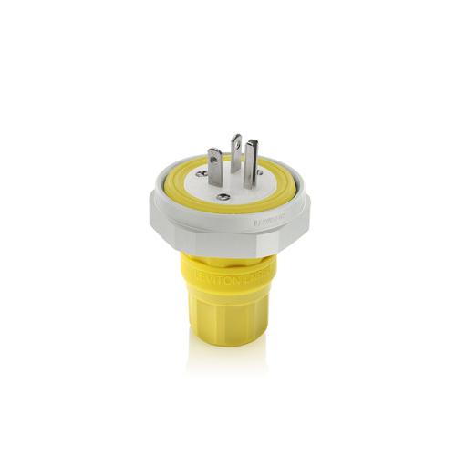Leviton® LNR80-3Y Straight Blade Plugs