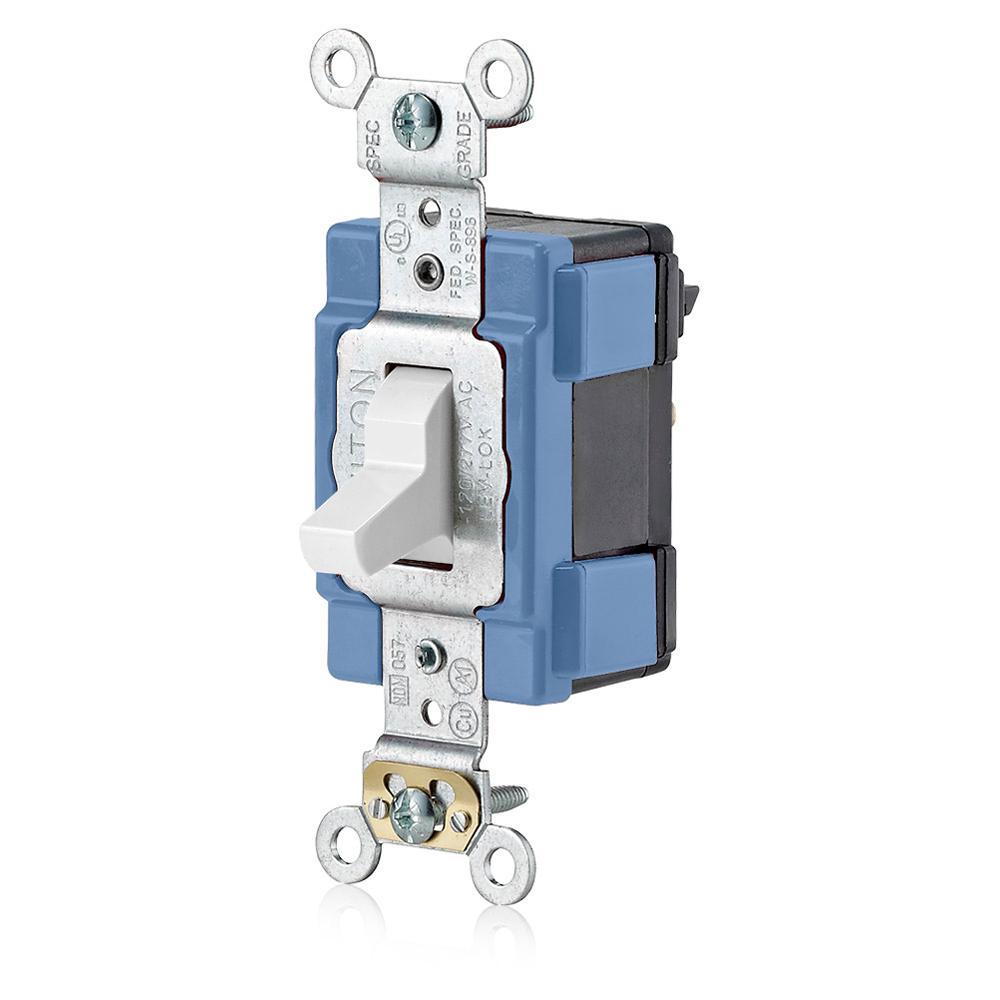 Leviton® M1203-W Toggle Switches