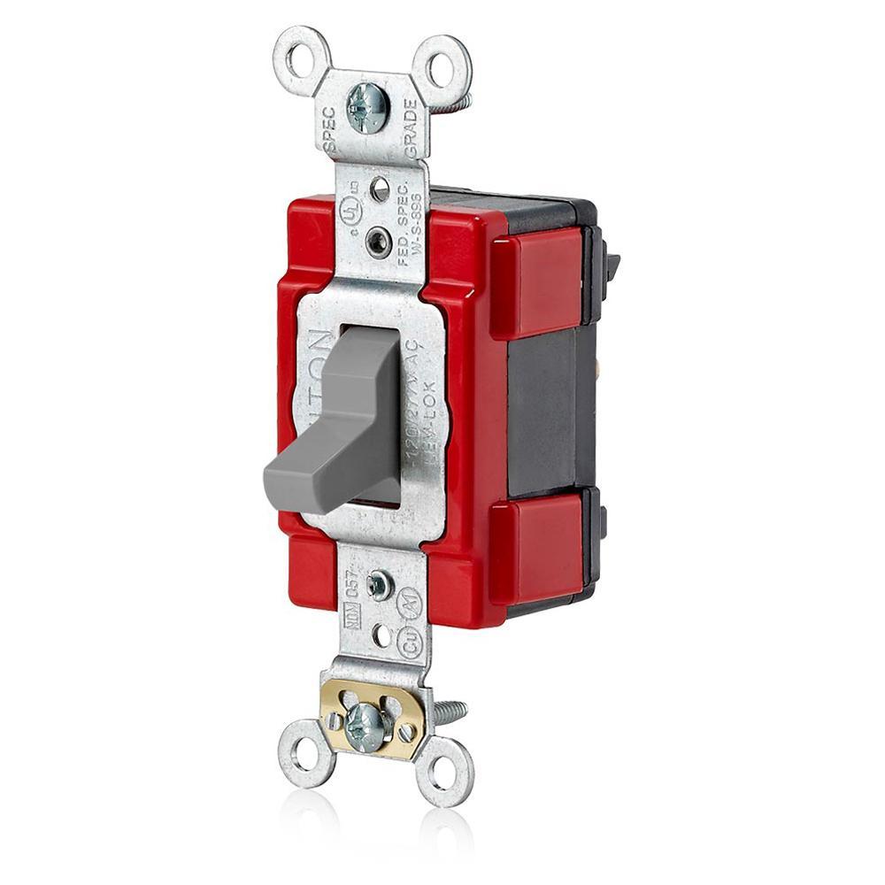 Leviton® M1223-GY Toggle Switches