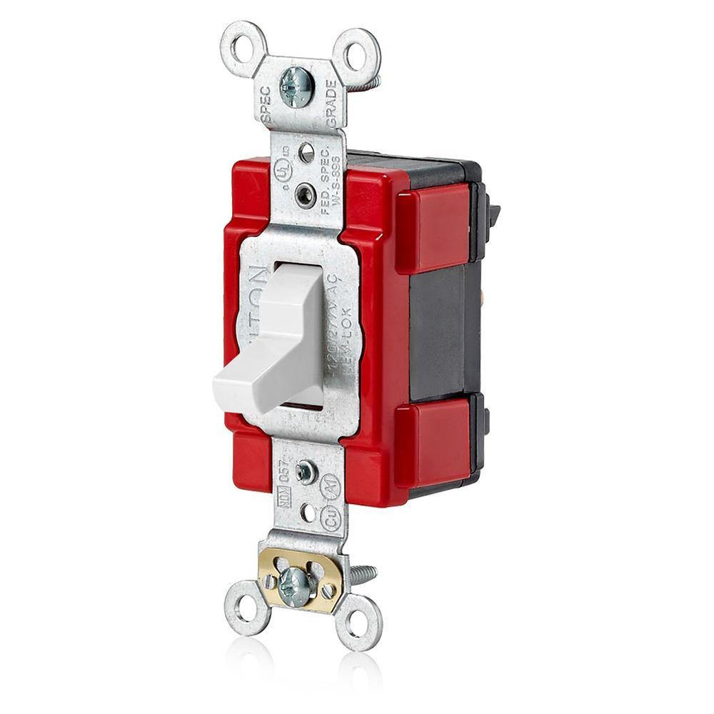 Leviton® M1223-W Toggle Switches