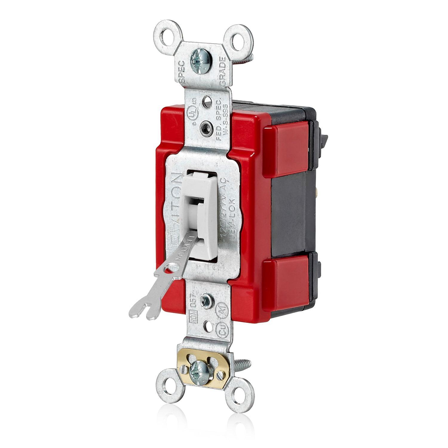 Leviton® M1223-WL Toggle Switches