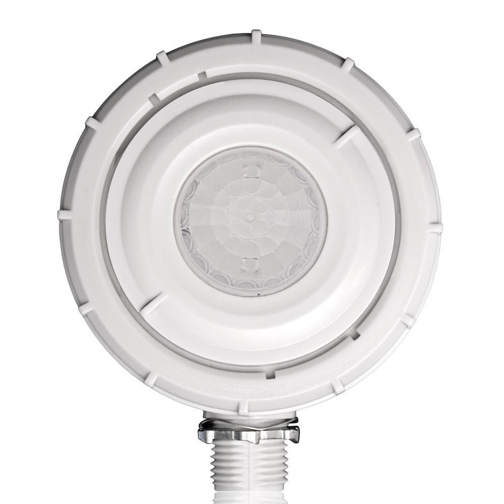 Leviton® OSFHW-CTW External High Bay Occupancy Sensor, 120/277/347 V AC, PIR Sensor, 20 to 40 ft Coverage, 360 deg Viewing, Fixture Mounting