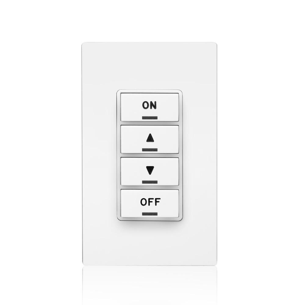 Leviton® Provolt™ PLVSW-4LW Low Voltage Keypad, 0 to 28 V DC, 2 to 10 mA, White