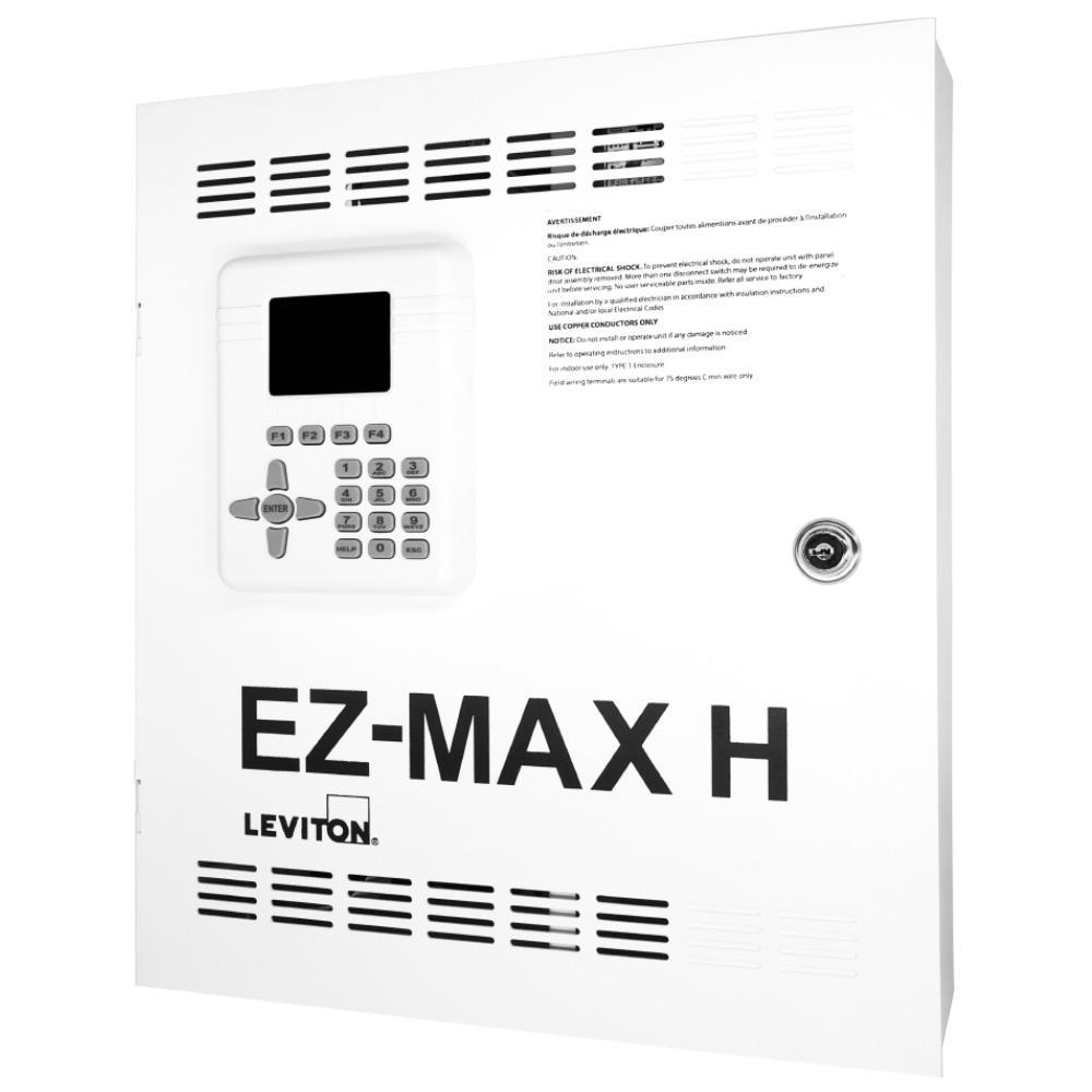 Leviton® R08BD-H00 8-Circuit Relay Panel, 20 A Relay, 120 to 277 V, 30 A, 2 Poles