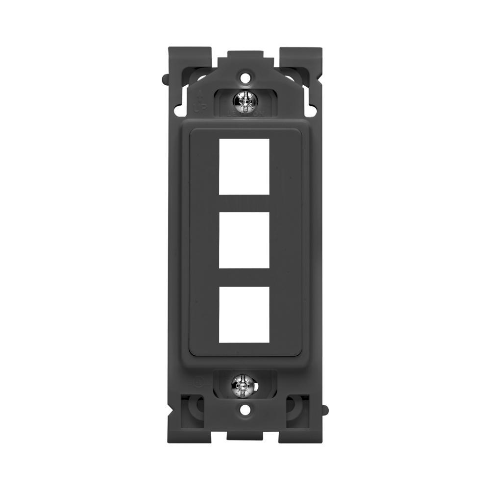 Leviton® RE640-OB3 Audio/Video Wallplate Adapters/Inserts