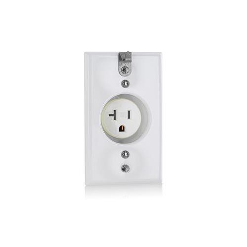 Leviton® T5020-CHW Straight Blade Receptacles