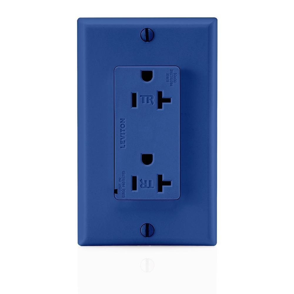 Leviton® T5380-B Straight Blade Surge Suppressions