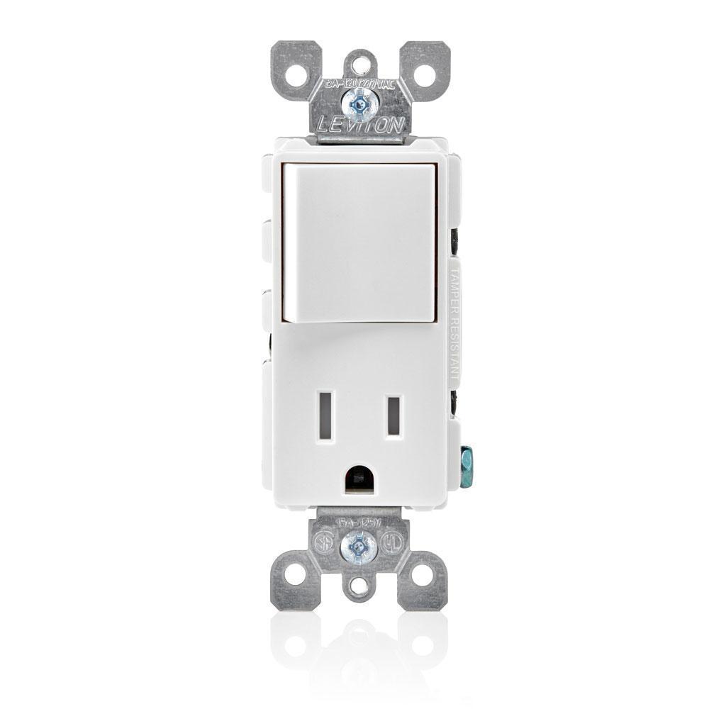Leviton® T5631-2W Receptacles & USB Ports