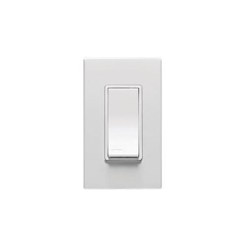 Leviton® Vizia RF +® VP0SR-10Z 3-Way Coordinating Electronic Remote Switch, 120 V AC, 1 Poles, Soft On/Fade Off Operation, Ivory/Light Almond/White