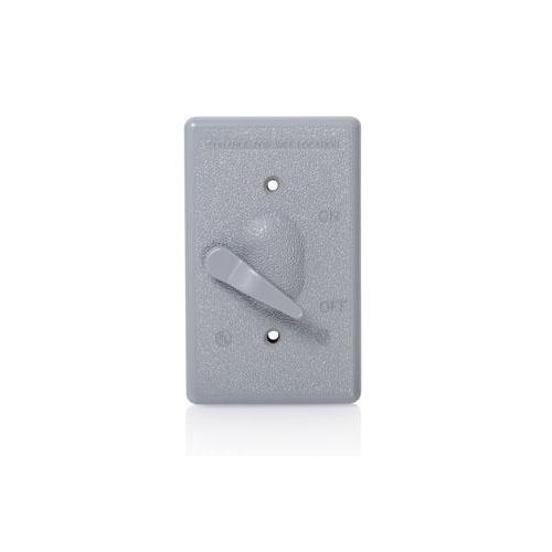 Leviton® WM1S-GY Weatherproof Device/Outlet Box Covers