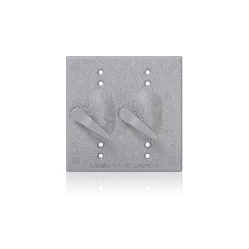 Leviton® WM2S-GY Weatherproof Device/Outlet Box Covers