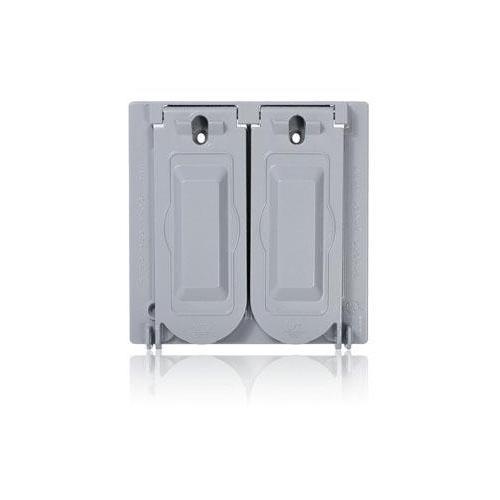 Leviton® WM2V-GY Weatherproof Device/Outlet Box Covers