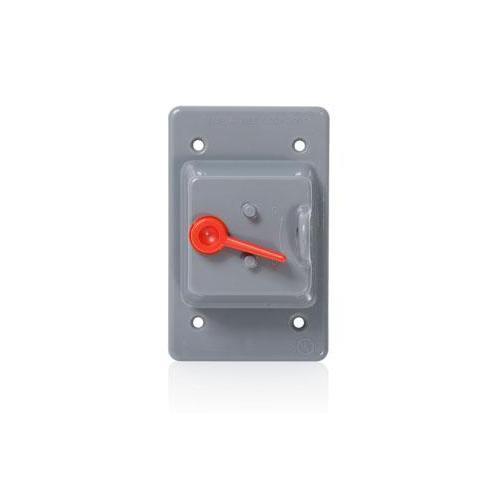 Leviton® WP1S-GY Weatherproof Device/Outlet Box Covers