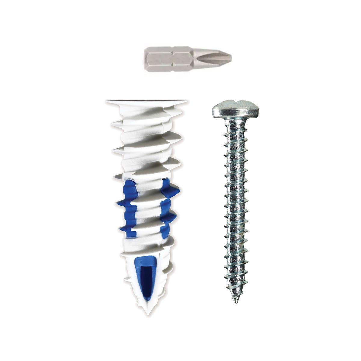 Dottie® WDPK8 Anchor Kit, 80 Pieces, Reinforced Nylon/Acetal